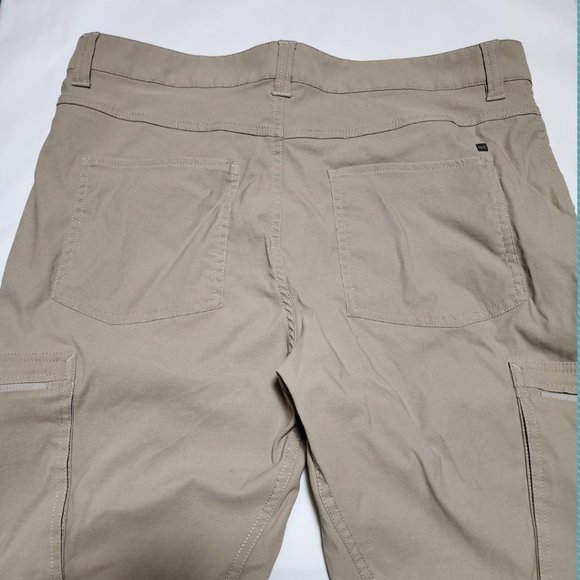 MEC Mountain Equipment Coop Beige Cargo Hiking Pants - Picture 2 of 5
